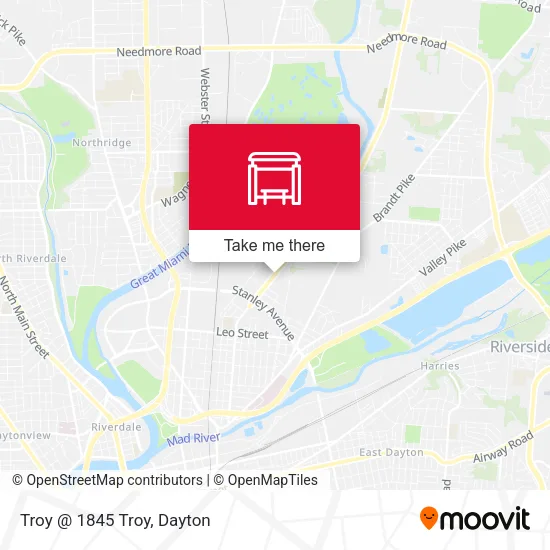 Mapa de Troy @ 1845 Troy