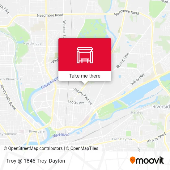 Mapa de Troy @ 1845 Troy