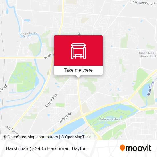 Mapa de Harshman @ 2405 Harshman