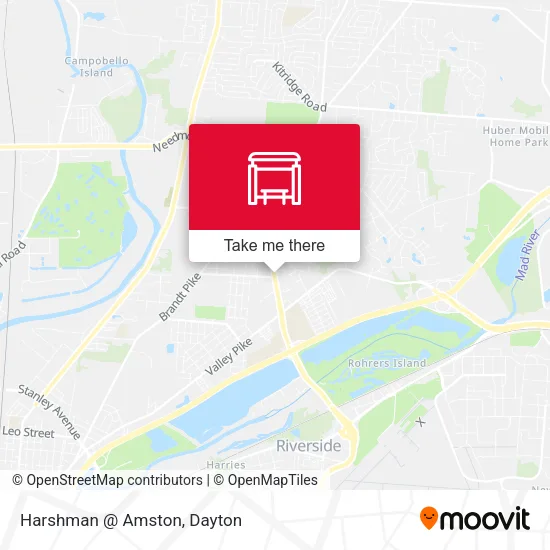 Harshman @ Amston map