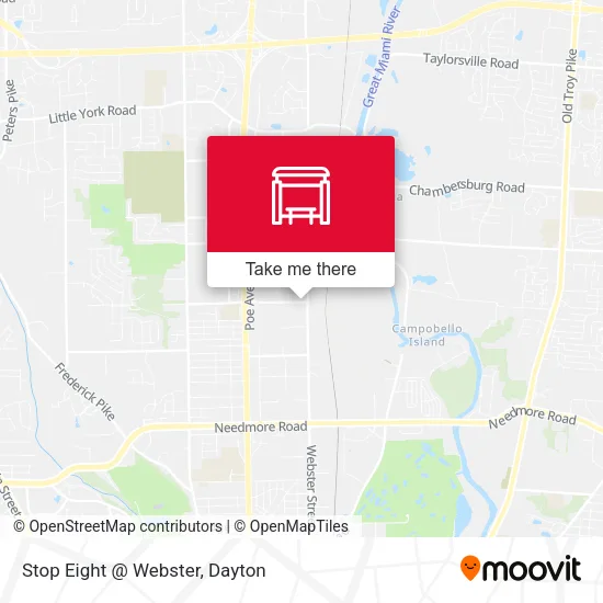 Mapa de Stop Eight @ Webster