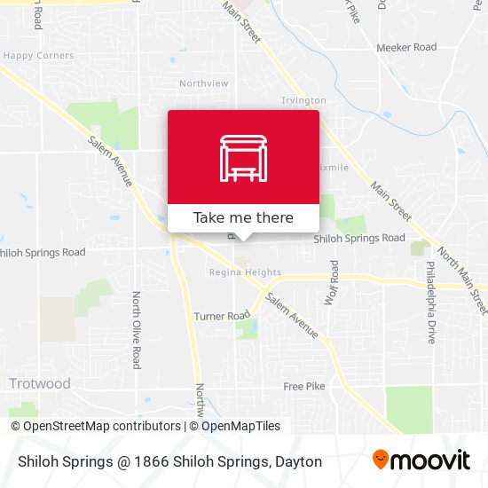 Mapa de Shiloh Springs @ 1866 Shiloh Springs