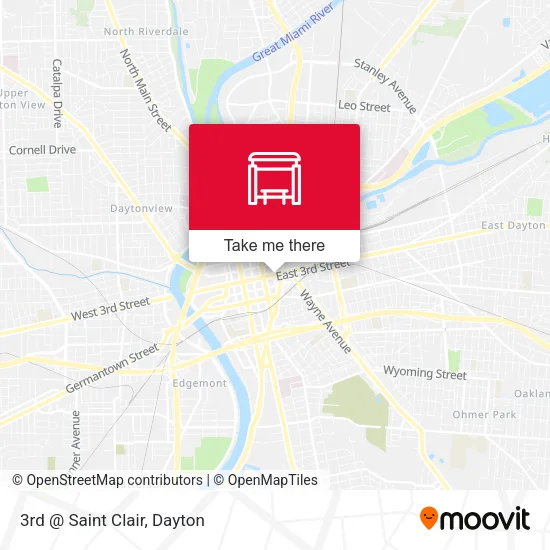 Mapa de 3rd @ Saint Clair