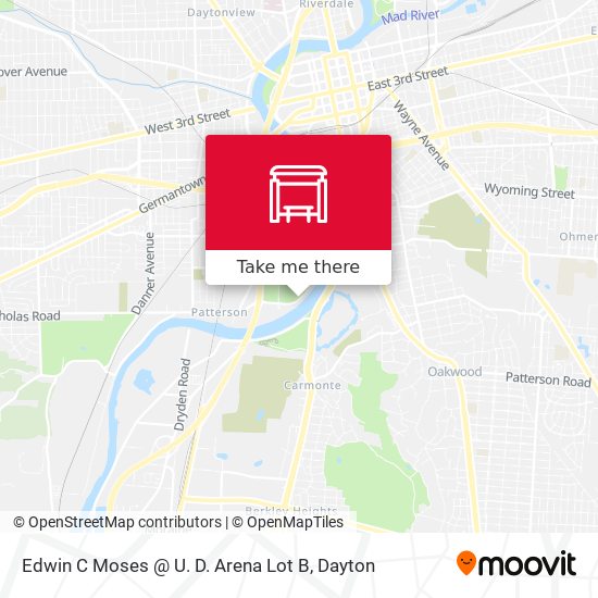 Edwin C Moses @ U. D. Arena Lot B map
