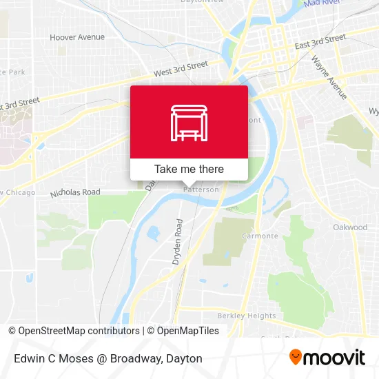 Mapa de Edwin C Moses @ Broadway
