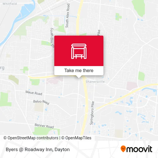 Byers @ Roadway Inn map