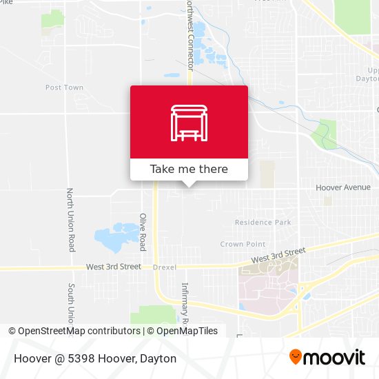 Mapa de Hoover @ 5398 Hoover