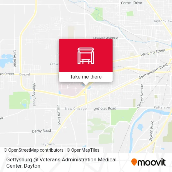 Gettysburg @ Veterans Administration Medical Center map