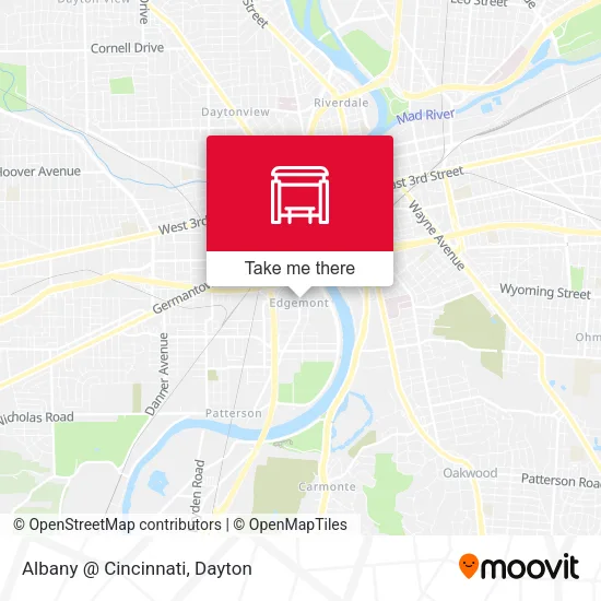 Mapa de Albany @ Cincinnati