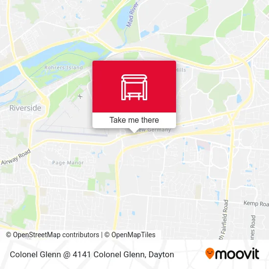 Mapa de Colonel Glenn @ 4141 Colonel Glenn