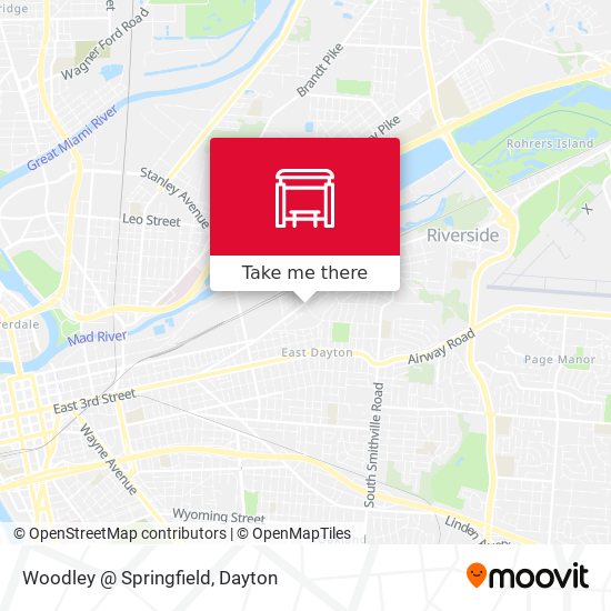 Woodley @ Springfield map
