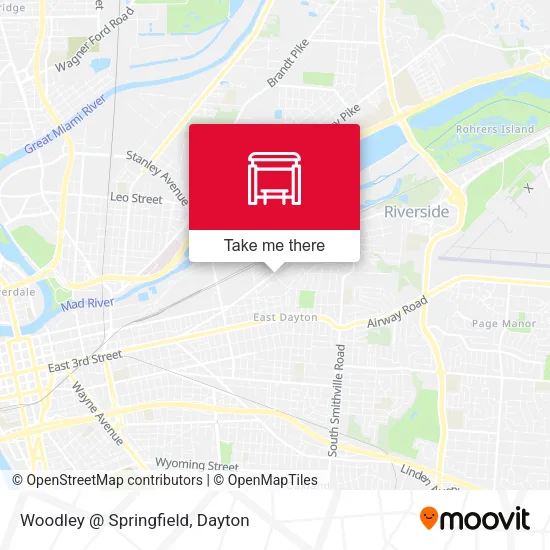 Mapa de Woodley @ Springfield