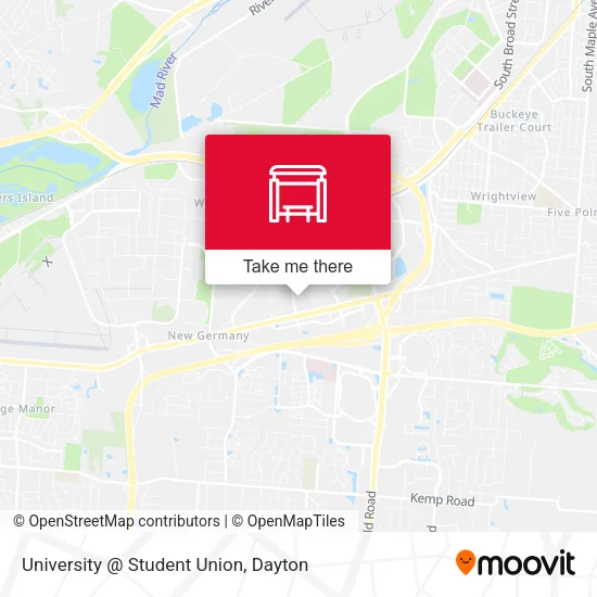 University @ Student Union map