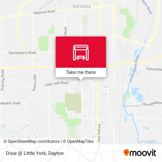 Mapa de Dixie @ Little York