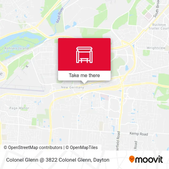 Mapa de Colonel Glenn @ 3822 Colonel Glenn