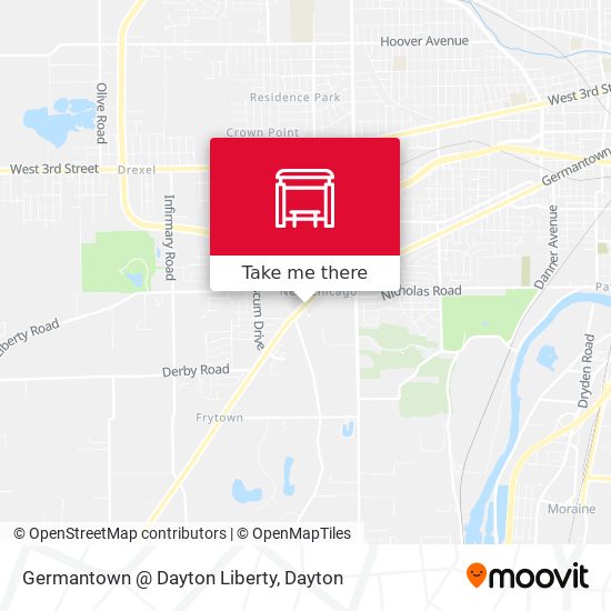 Mapa de Germantown @ Dayton Liberty