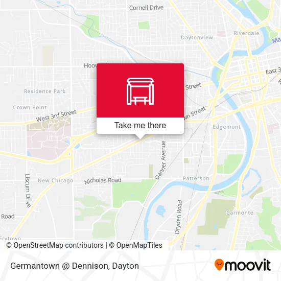 Mapa de Germantown @ Dennison