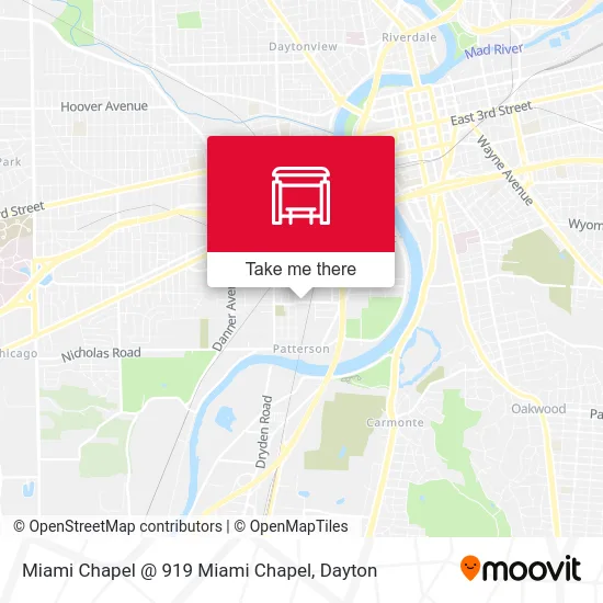 Mapa de Miami Chapel @ 919 Miami Chapel