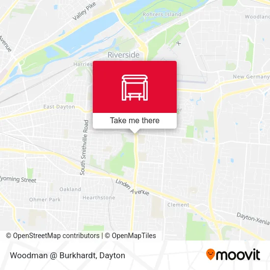 Woodman @ Burkhardt map