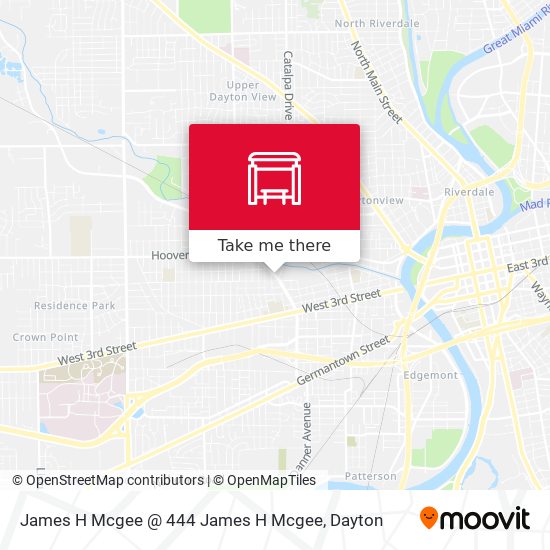 Mapa de James H Mcgee @ 444 James H Mcgee
