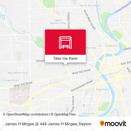 Mapa de James H Mcgee @ 444 James H Mcgee