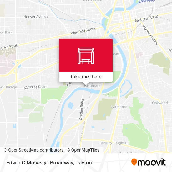 Mapa de Edwin C Moses @ Broadway