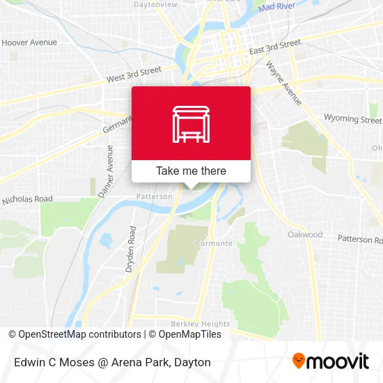 Mapa de Edwin C Moses @ Arena Park