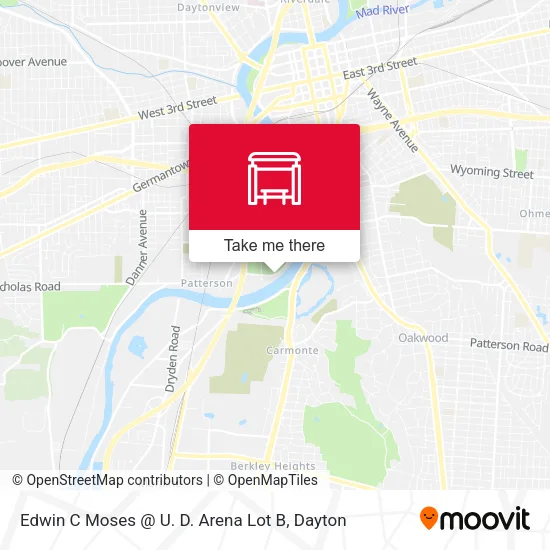 Edwin C Moses @ U. D. Arena Lot B map