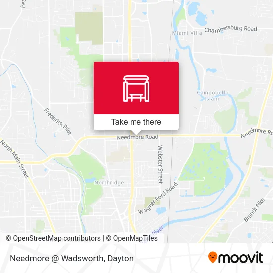 Mapa de Needmore @ Wadsworth
