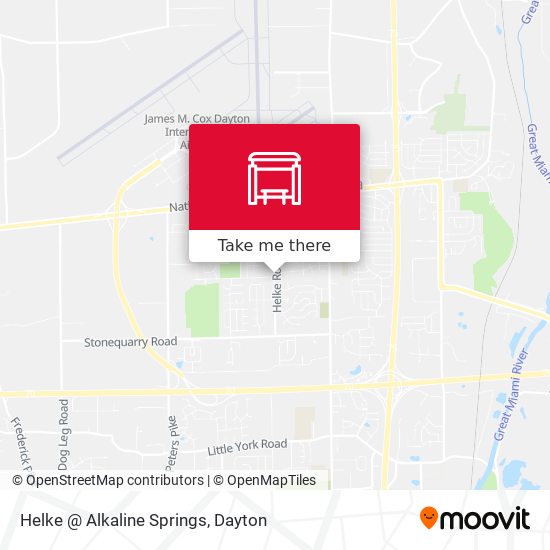 Helke @ Alkaline Springs map