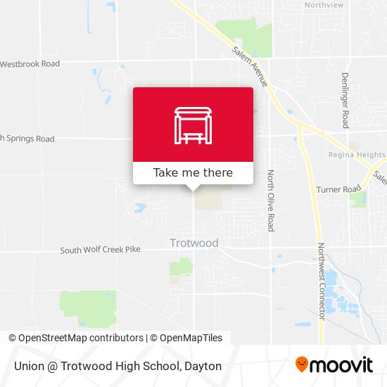 Union @ Trotwood High School map