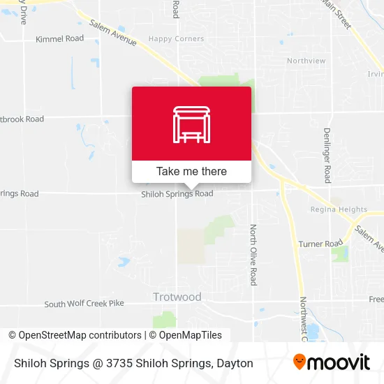Mapa de Shiloh Springs @ 3735 Shiloh Springs