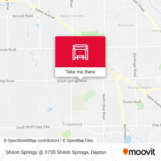 Mapa de Shiloh Springs @ 3735 Shiloh Springs