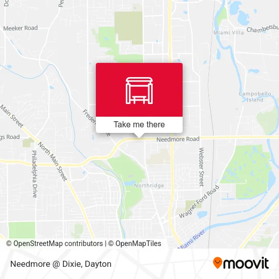 Needmore @ Dixie map