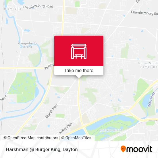 Mapa de Harshman @ Burger King