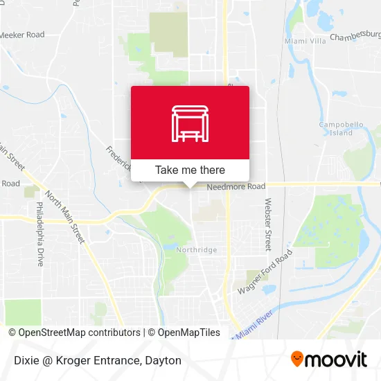 Mapa de Dixie @ Kroger Entrance