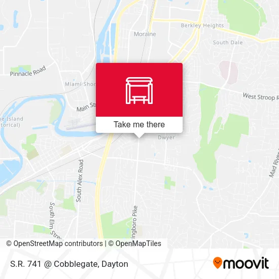 S.R. 741 @ Cobblegate map