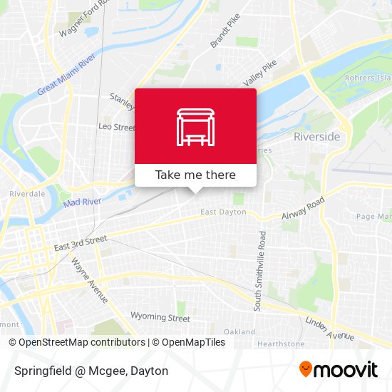 Springfield @ Mcgee map