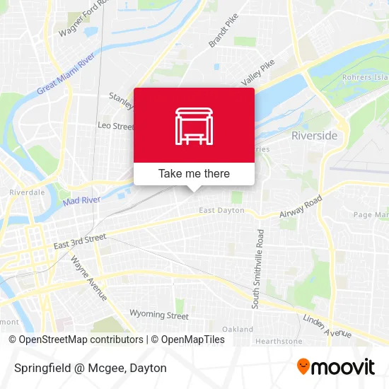 Mapa de Springfield @ Mcgee