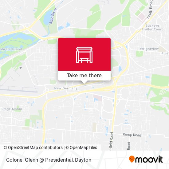 Colonel Glenn @ Presidential map