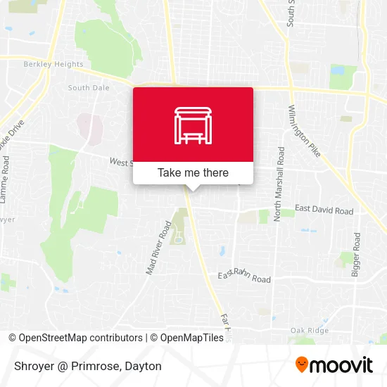 Shroyer @ Primrose map
