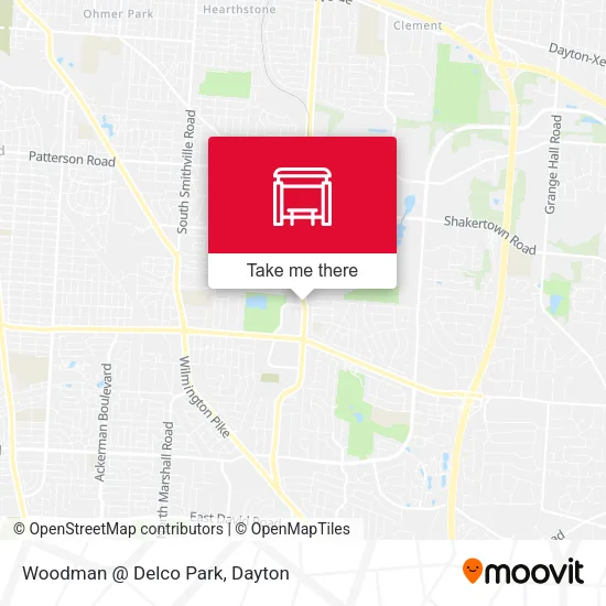 Mapa de Woodman @ Delco Park