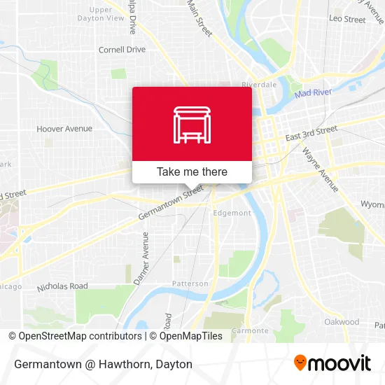 Germantown @ Hawthorn map