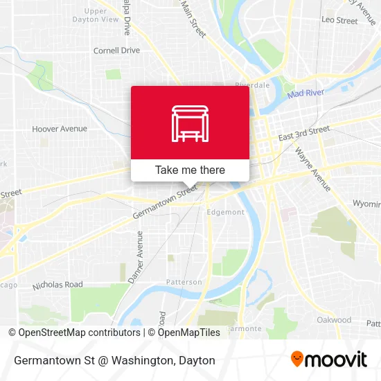 Germantown St @ Washington map