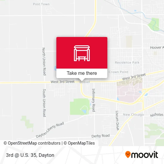 Mapa de 3rd @ U.S. 35