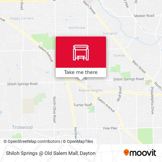 Mapa de Shiloh Springs @ Old Salem Mall
