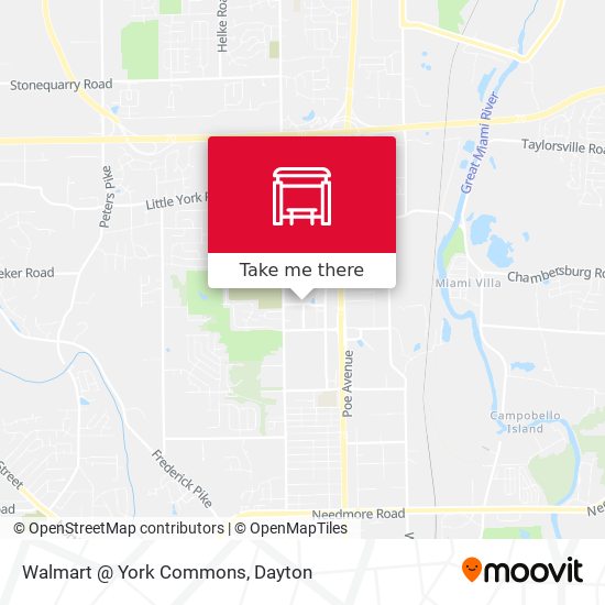 Walmart @ York Commons map
