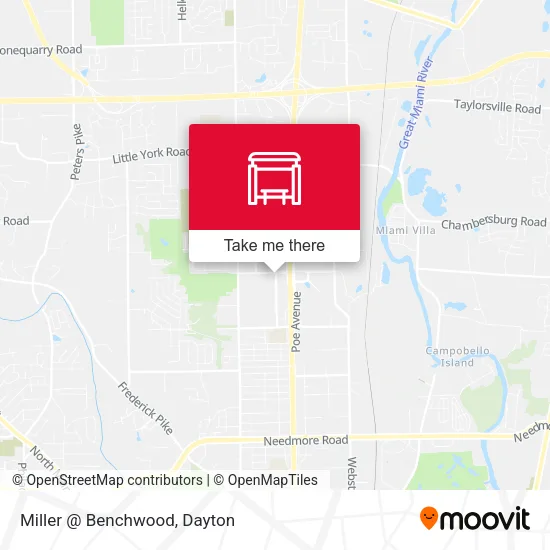 Miller @ Benchwood map