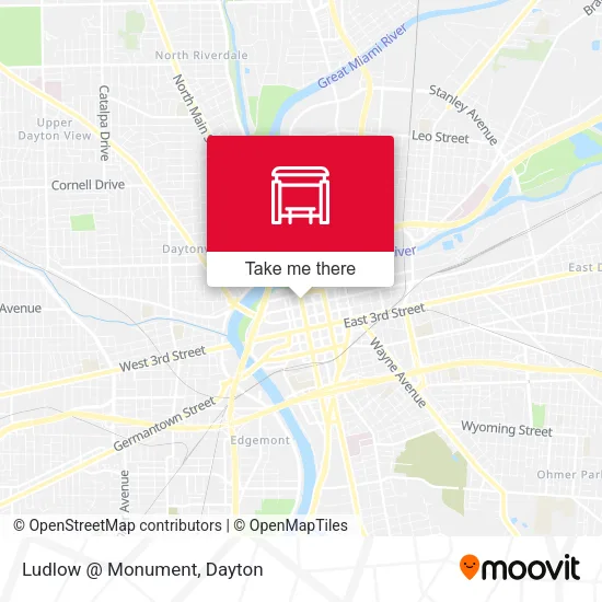 Mapa de Ludlow @ Monument