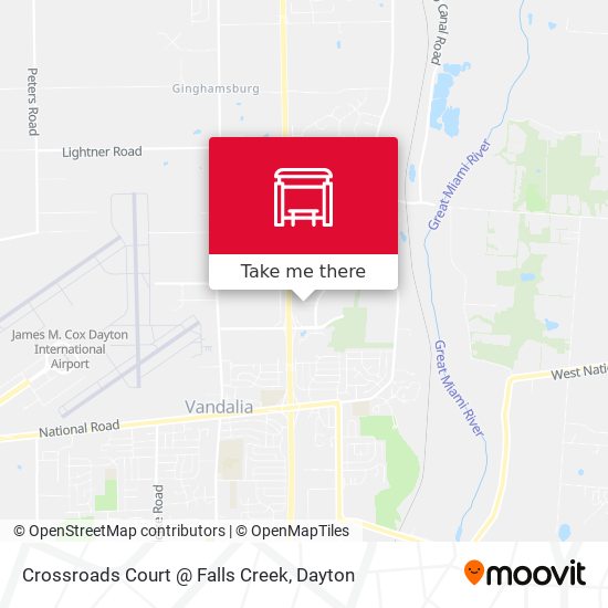 Mapa de Crossroads Court @ Falls Creek
